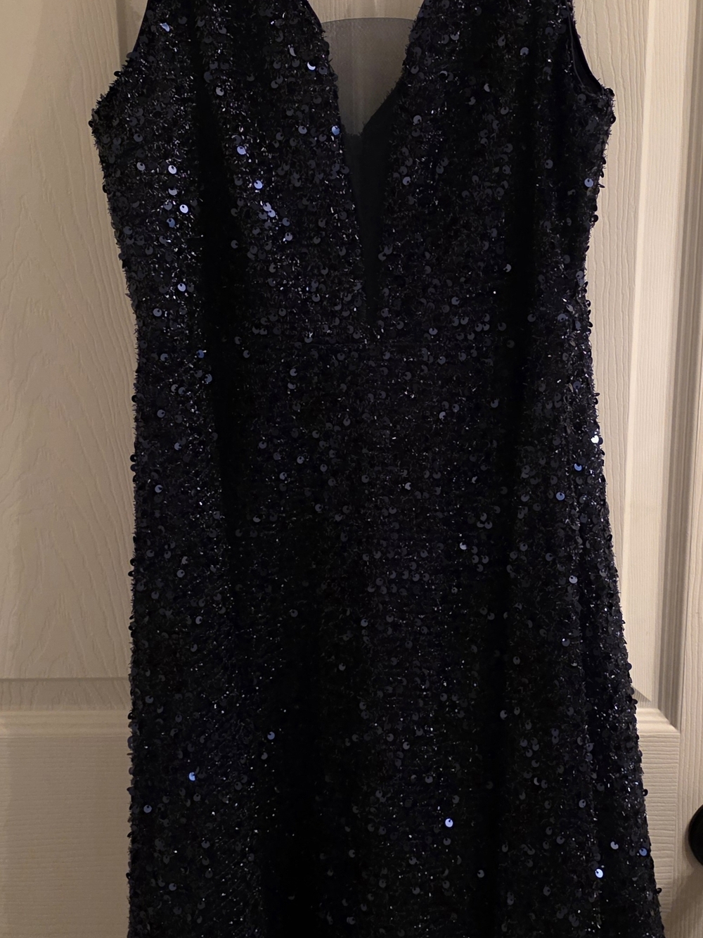SHEIN  Navy Sequin Dress